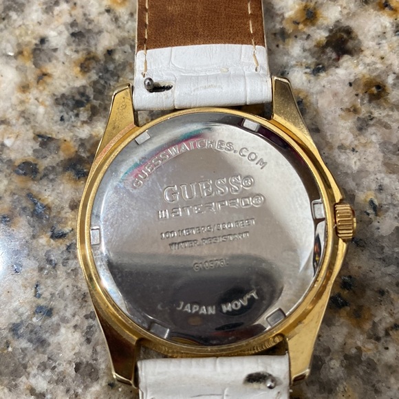 Guess white rhinestone watch - Picture 5 of 7